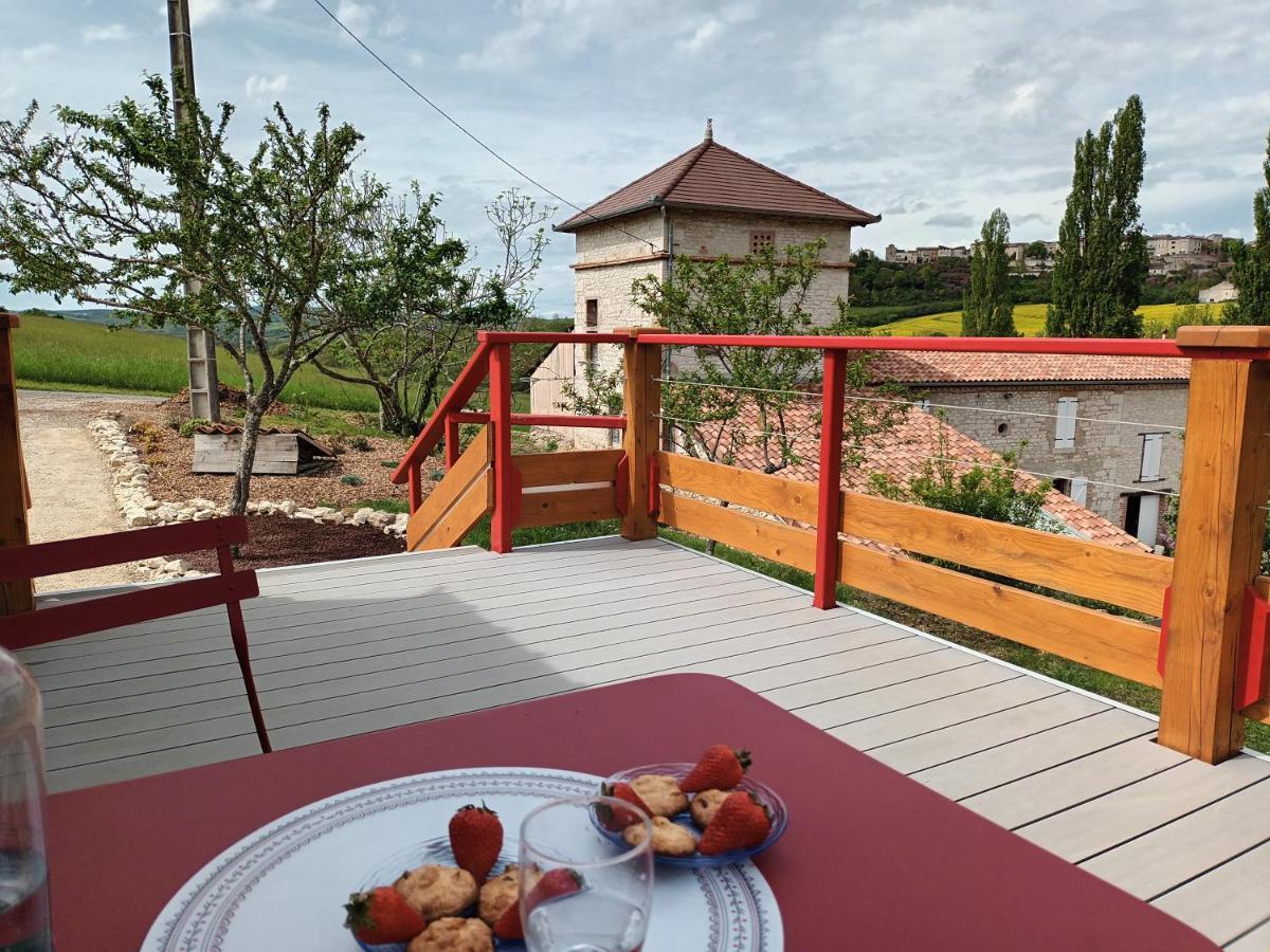 La Roulotte Du Tonnelier Villa Castelnau-de-Montmiral Екстериор снимка